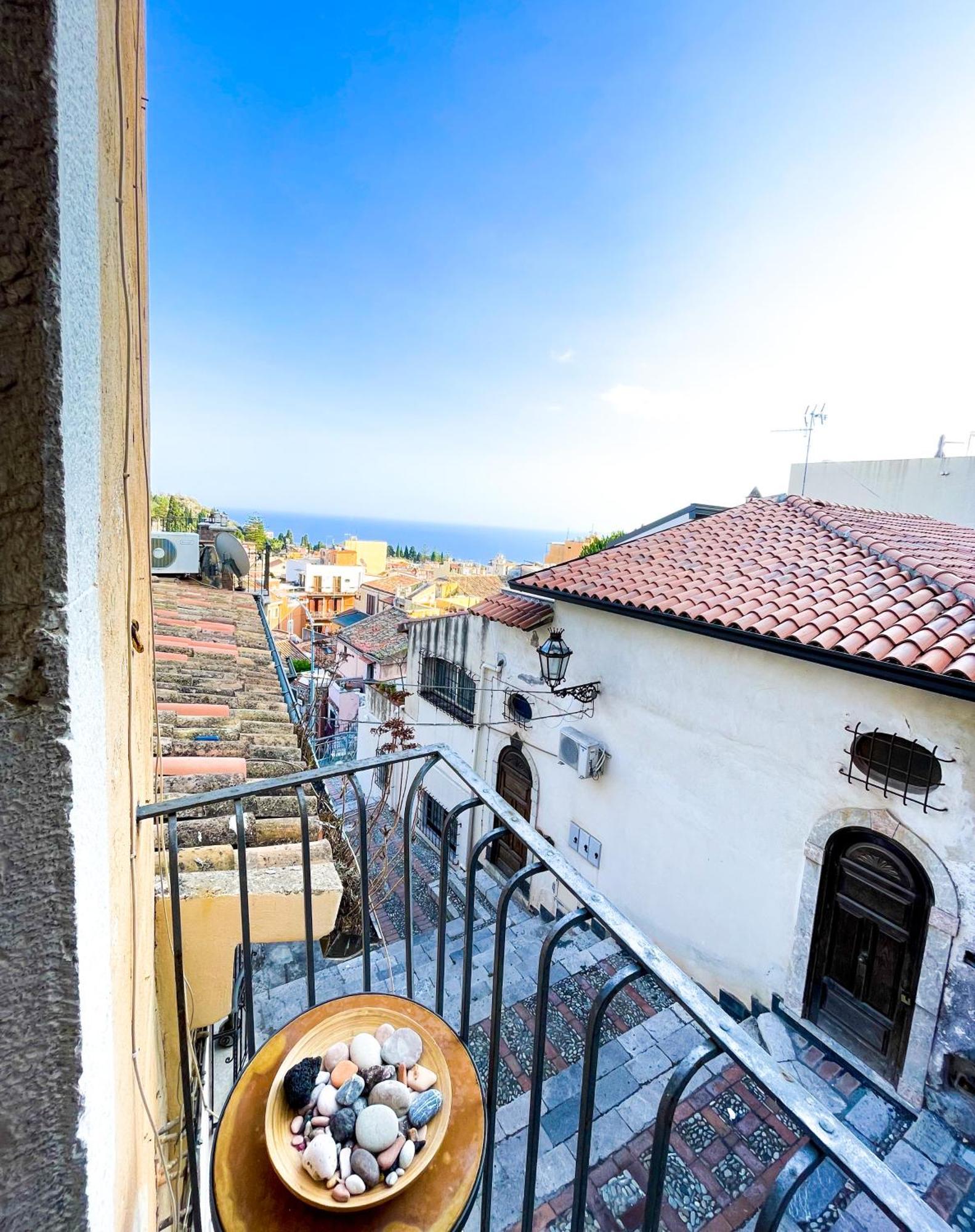 Appartement Panoramic Taormina Center Extérieur photo